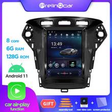 For Ford Mondeo 2011-2013 For Tesla Style Vertical Screen Android 10 Car Radio Multimedia Video Player Navigation GPS NO DVD 2024 - buy cheap