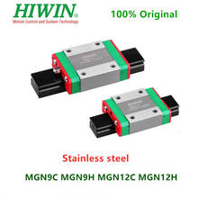 Hiwin линейный блок из нержавеющей стали MGN9C MGN9H MGN12C MGN12H ползунок для MGN9 MGN12 линейная направляющая 3D принтер с ЧПУ 2024 - купить недорого
