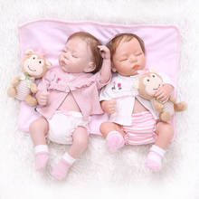 Muñecas de cuerpo completo de silicona para bebés recién nacidos, juguete de baño realista para regalo, 48cm 2024 - compra barato