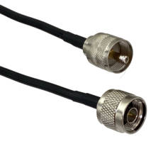 Conector de Cable macho a PL259 UHF, Cable recto Coaxial de 4 pulgadas ~ 10 pies, RG58 2024 - compra barato