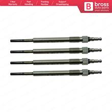 Bross autopeças BGP5-1 4 pces calefator glow plugues n10579805, mn980406, gx3117, 0106671802 para vw audi seat skoda mitsubishi 2024 - compre barato