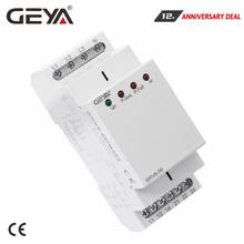GEYA-relé de secuencia de fase GRV8-09, dispositivo de monitoreo de fase de 36mm de ancho, 8A, 2SPDT 2024 - compra barato