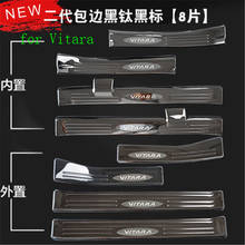 Car styling For Suzuki Vitara 2015-2020 Stainless Steel Scuff Plate/Door Sill Door Sill pedal bienvenidos  Car accessories 2024 - buy cheap