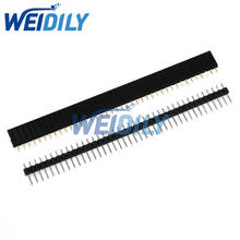 10PCS 5 pairs 40 Pin 1x40 Single Row Male and Female 2.54 Breakable Pin Header PCB Connector Strip 2024 - buy cheap