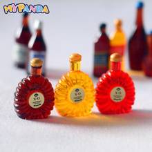 Dollhouse Miniature Whisky Wine Bottles Pretend Play House Kitchen Food For Doll Drink Accessories 5Pcs/set 2024 - buy cheap