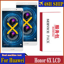 Tela lcd original para huawei honor 6x, digitalizador assembleia de tela sensível ao toque para mate9 lite 2024 - compre barato
