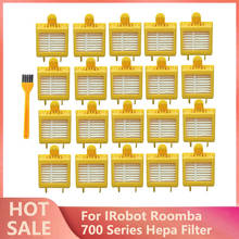 Acessórios para filtro hepa 20 x para irobot roomba série 700, 760, 770, 780 2024 - compre barato