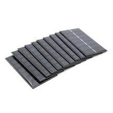 Painel solar portátil, 1 peça, mini potência solar, 3.5v e ma, sistema diy, lâmpada solar, bateria, brinquedo, carregador de telefone, célula solar 2024 - compre barato