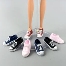 Moda 1:6 tênis para boneca barbie, sapatos casuais coloridos para boneca blythe licca, sapatos para bonecas para momoko 1/6, acessórios de bonecas 2024 - compre barato