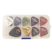 25pcs Guitar Picks Alice Matte Acoustic Electric Picks +1 Plastic Picks holder With 10 Grid Box 2024 - buy cheap