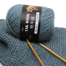100g Yak Wool Yarn for Knitting Fine Worsted Blended Crochet Yarn Knitting Sweater Scarf Silk Cotton Yarn Knitted Cashmere 2024 - buy cheap