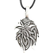 Retro Goth Irish Knot Trinity Symbol Viking Odin Raven Crow Amulet Wicca Pagan Talisman Jewelry For Women Necklace 2024 - buy cheap