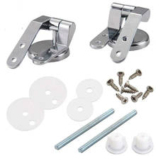 Bathroom zinc alloy toilet lid hinge Home hotel increased toilet seat cover hinge fittings WF3071104 2024 - buy cheap