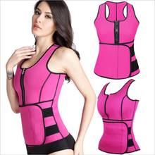 Ultra Sweat Neoprene Tank Top Slimming Adjustable Waist Trainer Belt Body Shaper Tummy Fat Burner 2024 - buy cheap