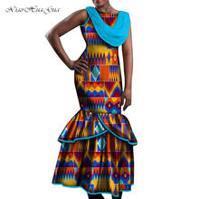 African Dresses for Women Sexy Sleeveless Dashiki  Mermaid Dress Ankara Dress Party Wedding Plus Size WY5535 2024 - buy cheap