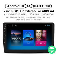 Radio con GPS para coche, reproductor Multimedia con Android, 2 Din, DSP, CarPlay, DAB, DVR, para Audi A4, B6, 2000-2009, S4, RS4 2024 - compra barato