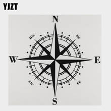 15cm*15cm Art Design Vinyl NSWE Compass Car Stickers Decals Black/Silver S6-3505 2024 - купить недорого