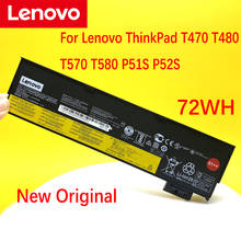 Lenovo Thinkpad T470 T480 T570 P51S 01AV427 01AV423 SB10K97580 NEW Original 6600mAh 61++ Laptop Battery 2024 - buy cheap