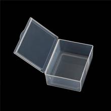 1Pc New Transparent Plastic Organizer Jewelry Necklace Storage Container Case Box Holder With Lid 5.5*4*2cm 2024 - buy cheap