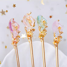 Vintage Chinese Style Hair Stick Metal Rhinestone Hair Chopstick Hairpin Clip For Women Ponytail Holder Styling Hair Accessories 2024 - buy cheap