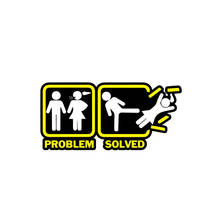 Funny Annoying Wife Girlfriend Problem Solved Car Sticker Automobiles Motorcycles Exterior Accessories PVC Decals,13cm*6.1cm 2024 - buy cheap