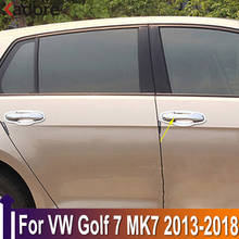 Cubierta de puerta lateral para coche, embellecedor de ABS para Volkswagen Golf 7 MK7, 2013, 2014, 2015, 2016, 2017, 2018, accesorios exteriores 2024 - compra barato