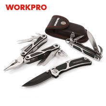 WORKPRO 3PC Camping Tool Set Multi Pliers Tactical knife Multi Tools Multi-Functional Utility Tools for Camping, Survival 2024 - buy cheap