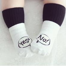 Хлопковые носки унисекс для новорожденных 0-36 мес., хлопковые носки до щиколотки для мальчиков и девочек, милые носки для пола с рисунком, мягкие нескользящие носки 2024 - купить недорого