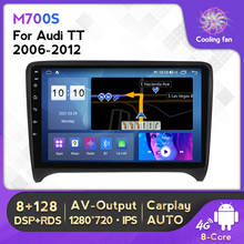 4G LTE 2 Din 9" HD Android 11 Radio GPS HDMI Car DVD Player GPS Radio for Audi TT MK2 8J 2006 2007 2008 2009 2010 2011 2012 2024 - buy cheap