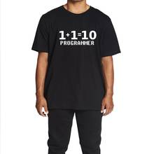 COOLMIND 100% cotton programmer funny men T shirt oversized loose funny men T shirt o-neck funny men t-shirt tee shirts 2024 - buy cheap