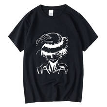 Мужская футболка из 100% хлопка, с коротким рукавом, в стиле хип-хоп 2024 - купить недорого