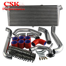 1kit x COMPLETE FRONT MOUNT INTERCOOLER KIT FOR TOYOTA STARLET GLANZA EP91/EP82 BLACK / RED / BLUE 2024 - buy cheap