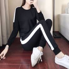 Spring Autumn Tracksuit Two Piece Set Women O-Neck Long Sleeve Top And Pants Suits Casual Sports Female Outfits Jogging Femme 2024 - buy cheap