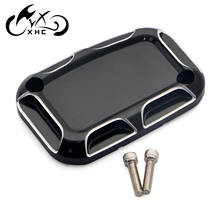 Motorcycle Black CNC Front Clutch Reservoir Master Cylinder Cover For Harley Touring Electra Street Glide Road King VRSCA V-Rod 2024 - buy cheap