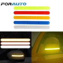 FORAUTO Car Reflective Sticker Auto Trunk Warning Sticker Strip Nano Tape For Driving Safety Anti-collision Car-styling 4 Colors 2024 - buy cheap