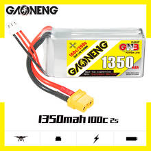 Newest Gaoneng GNB 2S 1350mAh 7.4V 100C Lipo Battery With XT60 Plug For RC Helicopter Quadcopter FPV Racing Drone Airplane Car 2024 - buy cheap