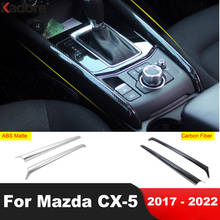 Car Center Gear Shift Box Cover Strip Trim For Mazda CX-5 CX5 KF 2017 2018 2019 2020 2021 2022 Carbon Fiber Interior Accessories 2024 - buy cheap