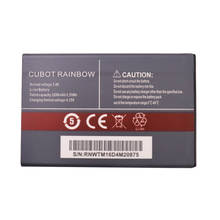 100% original novo cubot rainbow bateria 2200mah substituição bateria de backup para cubot rainbow celular em estoque 2024 - compre barato