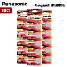 PANASONIC 20Pcs 3V CR2025 ECR2025 LM2025 DL2025 BR2025 Button Coin Cell Lithium Battery Calculator Toy Medical Device Batteries 2024 - buy cheap