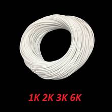 1K 2K 3K 6K Carbon Fiber Heating Cable Infared Silicone Rubber Underfloor Heating Wires Floor Warming 2024 - buy cheap