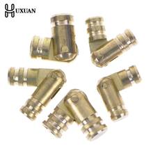 10Pcs Copper Barrel Hinges Cylindrical Hidden Cabinet Concealed Invisible Brass Hinges For Furniture Hardware 20*4mm 2024 - buy cheap