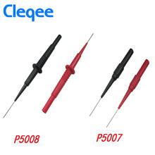 NEW Cleqee P5007 P5008 p5009 2pcs Insulation Piercing Needle Non-destructive Multimeter Test Probes Red/Black 2024 - купить недорого