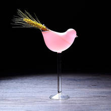 Креативное коктейльное стекло с птицей, копченая молекулярная чашка, свадебный бокал для шампанского, бокал для вина, бокал для бара 2024 - купить недорого