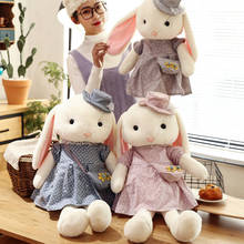 Hot Sale 37cm56cm Kids Cute Backpack Rabbit Plush Doll Soothe Doll Ragdoll Pillow Baby Birthday Christmas Gift Free Shipping 2024 - buy cheap