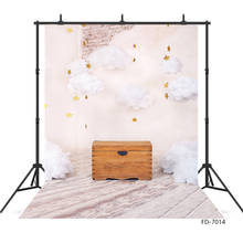 Photo Booth Backdrops Cloud Star Wooden Box Vinyl Photography Background for Children Baby Doll Portrait Photophone Photo Studio 2024 - buy cheap