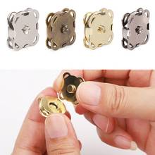 5Sets Square Metal Buttons Magnetic Purse Snap Clasps/ Closure for Purse Handbag 20x20mm 2024 - buy cheap