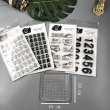 Fromthenon Planner Stamps Number Alphabet Transparent Silicone Clear Stamps Set Scrapbooking Diy Accessories School Stationery 2024 - buy cheap