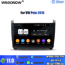 PX6 DSP Android 9,0 64 Гб ROM 8 ядер автомобильный dvd-плеер GPS карта usb RDS радио wifi Bluetooth5.0 DVR камера заднего вида ТВ для VW POLO 2015 2024 - купить недорого