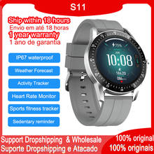 S11 Smart Watch Men Weather Forecast Activity Tracker Heart Rate Monitor Sports fitness tracker Smart Watch For Android IOS 2024 - buy cheap