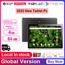 2022 New Arrivals 10.1 Inch Tablet Pc Android 10.0 Octa Core 4GB/64GB Dual 4G Phone Calls Google Play WiFi Bluetooth GPS Tablets 2024 - buy cheap